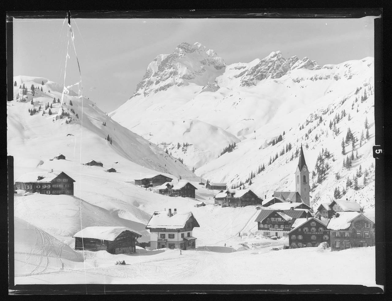 Warth am Arlberg Winter 1956